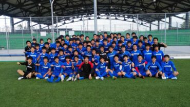 古部健太選手が本校の練習に参加