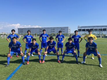 10/23（日）全国サッカー選手権大阪大会　vs帝塚山泉ヶ丘高校