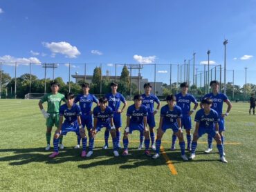 10月13日（日） U18サッカーリーグ2024大阪1部リーグ第14節@大阪学院大学第1グラウンド
